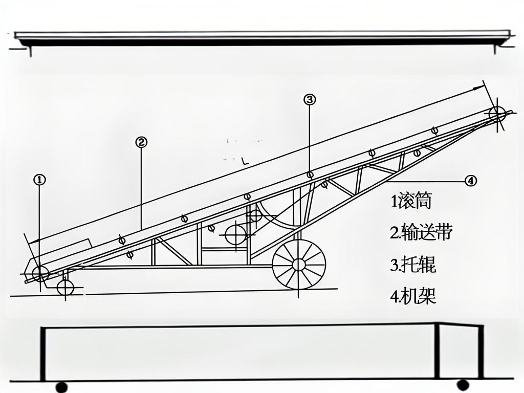 帶式輸送機的工作原理